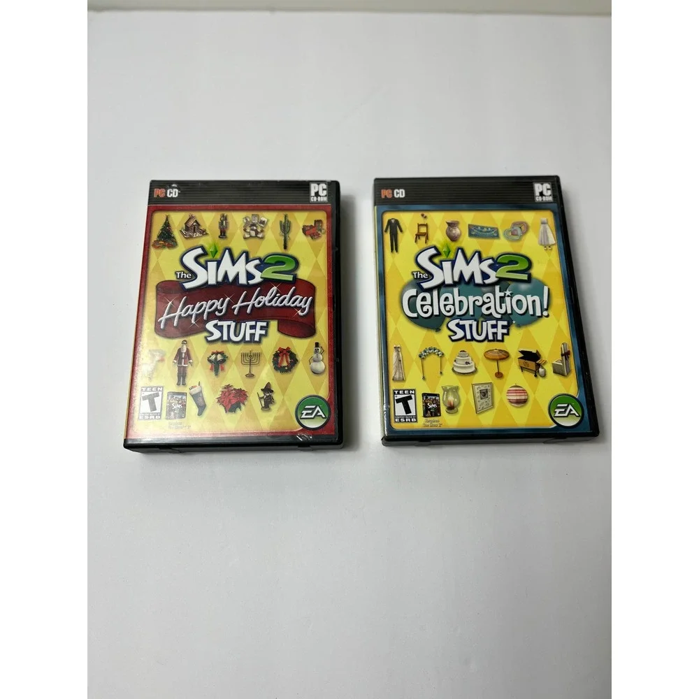 The Sims 2 Happy Holiday Stuff and Celebration Stuff PC CD-ROM Expansion Lot